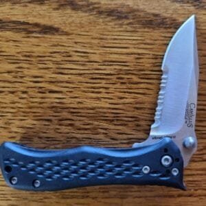 Camillus Frame Lock folder with belt clip Sizzler, Robo Powered knives for sale