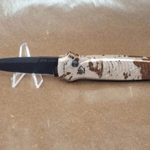 Piranha X "Camo" Plain 154CM Blade Black Tactical Blade knives for sale