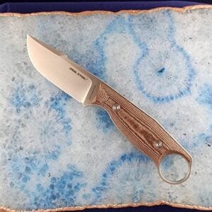 Real Steel Furrier Harpoon Red Micarta knives for sale