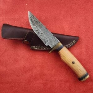 Case Peach Seed Jig Amber Bone Small Swell Center Jack 91592