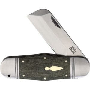 Rough Ryder Reserve Hippo Toe Green Micarta RRR015