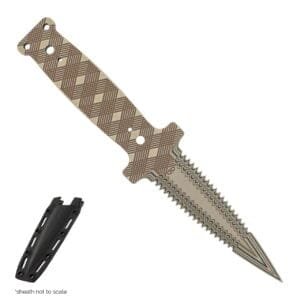 VZ Grips Diamante G-10 Serrated Dagger MARSOC with Kydex Sheath