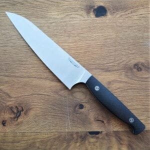 Bradford Chef Knife AEB-L Steel Microtextured Black G-10