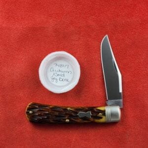 GEC #748117 Autmn Gold Jigged Bone knives for sale
