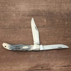 Ka-Bar Knives USA Vintage 1184 Stag Folding Hunter knives for sale