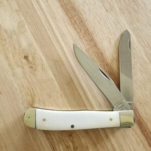 Frost Cutlery Collector's Trapper in Smooth Bone knives for sale