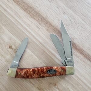 Frost Cutlery Wild Turkey Whiskey River Resin Stockman
