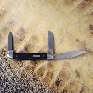 Case XX 087 HE Delrin 3 Blade 1 Dot USA 1979 knives for sale