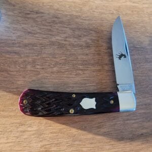 Great Eastern Cutlery #745120 Black Plumb Jigged Bone
