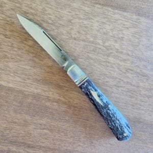 K'Roo Custom Zulu Spear in Dyed Kudu Bone Created May 2024 by W. O'Kelly