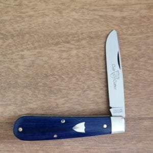 Great Eastern Cutlery #394124 Blue Linen Micarta