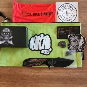 Something Obscene J-Cape V4 - St. Nick's Knives Exclusive - CPM-20CV - Fat Carbon/Titanium Handle knives for sale