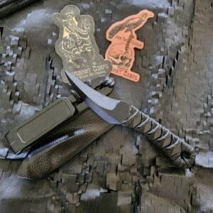 Revenant Corps G10 Great Tailed Grackle with Sheath, Black on Black.