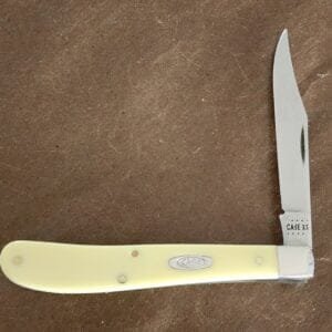 Case USA Yellow Synthetic Smooth Texas Toothpick 61048 SS knives for sale