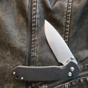 CJRB CUTLERY Pocket Knife Pyrite (J1925L) Button Lock