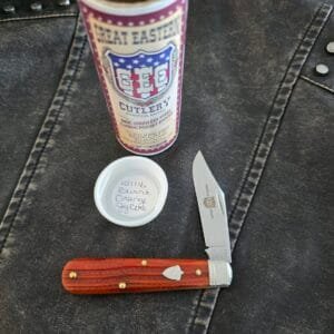 Great Eastern Cutlery #151116 Burnt Orange Jigged Bone