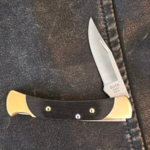 Buck USA "The 55" Folding Knife - Ebony 0055BRS-B CAT.5684