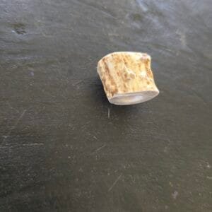 Large Custom Made Lanyard Beads in Deer Antler (3/4")