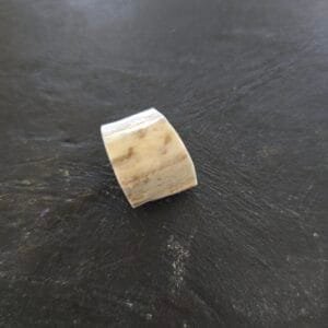 Large Custom Made Lanyard Beads in Deer Antler (3/4")