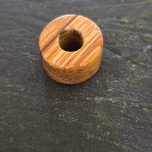 Custom Made Lanyard Beads in Wood (1/4")