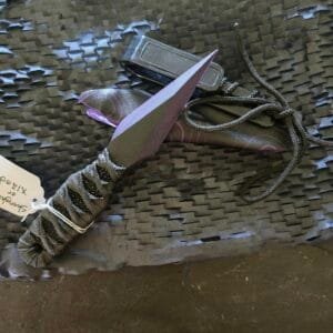 Revenant Corps G10 Small Shanghai Black on Black w/ Belt Clip Sheath and Stingray