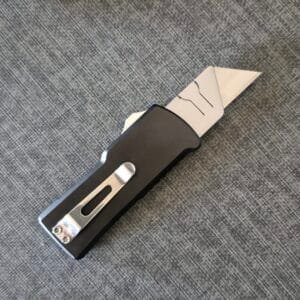 CobraTec Knives OTF (Out-the-Front) utility knife Black