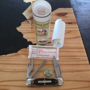 Great Eastern Cutlery #351325 Distressed Whiskey Barrel Oak PROTOTYPE