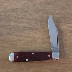 Great Eastern Cutlery #141118 Rust Red Jigged Bone