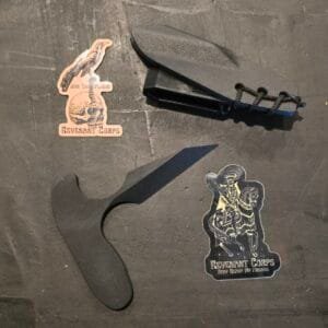 Revenant Corps G10 RC Punch with Sheath, Black on Black.