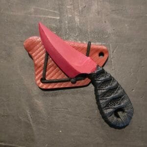 Revenant Corps G10 Grosbeak Black and Maroon with Ray Skin Inlay