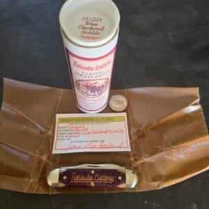 Great Eastern Cutlery #351225 Wine Checkered Richlite PROTOTYPE