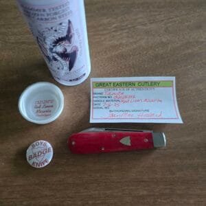 Great Eastern Cutlery #152125 STL Red Linen Micarta PROTOTYPE