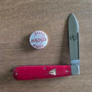 Great Eastern Cutlery #152125 STL Red Linen Micarta