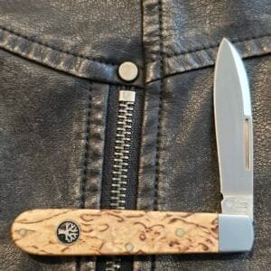 Boker Solingen Barlow Slip Joint Folding Knife in N690 and Curley Birch