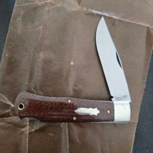 Great Eastern Cutlery #421125 LB Brown Burlap Micarta